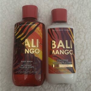 🌺 Bath & Body Works Bali Mango Body Wash & Lotion Set 🌺